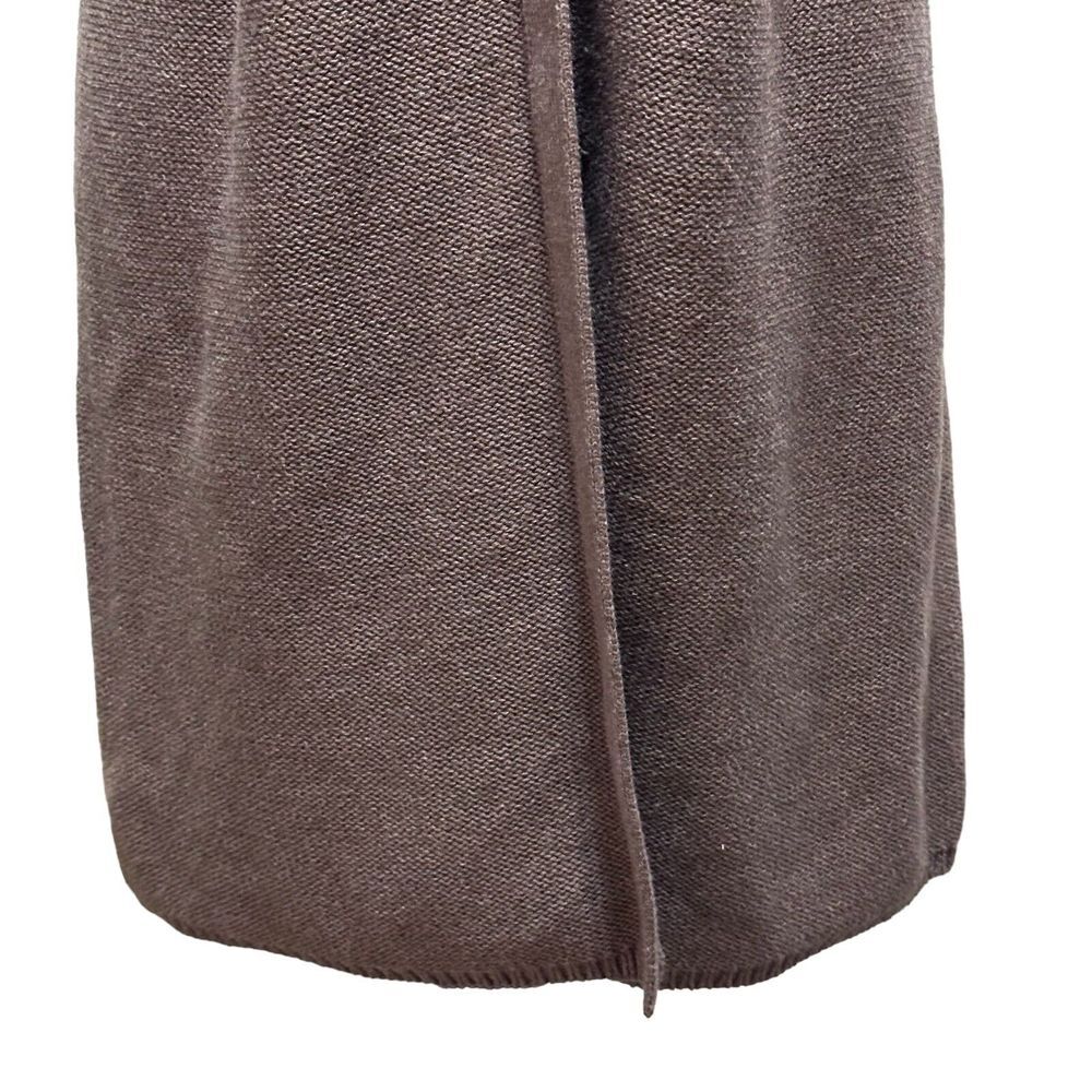 Kenji Womens Large Short Sleeve Cardigan Sweater Anthropologie Taupe - Picture 4 of 9